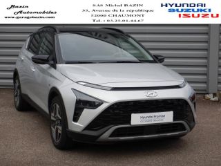 52000 : Hyundai Chaumont - Garage Michel Bazin - HYUNDAI Bayon - Bayon - Sleek Silver Métal/Toit/rétros Black - Traction - Essence/Micro-Hybride