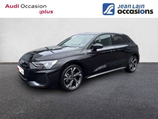 75010 : Hyundai Paris Nord - Goncourt Automobiles - AUDI A3 SPORTBACK S line - A3/S3/RS3 IV - NOIR MYTHIC METALLISE - Automate sequentiel - Diesel