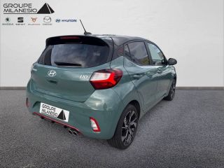 75010 : Hyundai Paris Nord - Goncourt Automobiles - HYUNDAI i10 N Line - i10 (05/2023) - Vert - Boîte manuelle - Essence sans plomb