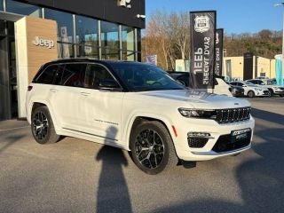 75010 : Hyundai Paris Nord - Goncourt Automobiles - JEEP GRAND CHEROKEE Summit Reserve - GRAND CHEROKEE WL - Blanc - Boîte automatique - Essence / Courant électrique