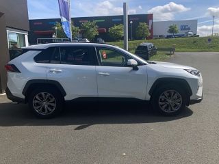 75010 : Hyundai Paris Nord - Goncourt Automobiles - TOYOTA RAV4 HYBRIDE MY22 Lounge - RAV4 V - Blanc - Automate à fonct. Continu - Essence / Courant électrique