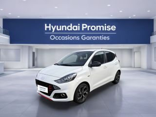 75010 : Hyundai Paris Nord - Goncourt Automobiles - HYUNDAI i10 N Line - i10 III - Blanc - Boîte manuelle - Essence sans plomb