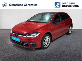 75010 : Hyundai Paris Nord - Goncourt Automobiles - VOLKSWAGEN POLO Style - POLO VI - ROUGE ROI METALLISE TOIT NOIR - Automate sequentiel - Essence sans plomb