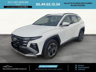 86000 : Hyundai Poitiers - Eco des Nations - HYUNDAI Tucson - Tucson - Blanc - Traction - Hybride : Essence/Electrique