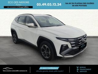 86000 : Hyundai Poitiers - Eco des Nations - HYUNDAI Tucson - Tucson - Blanc - Traction - Hybride : Essence/Electrique