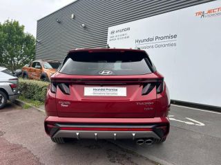 14112 : Hyundai Caen - Trajectoire Automobiles - HYUNDAI Tucson - Tucson - Sunset Red Métal - Traction - Hybride : Essence/Electrique