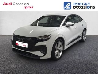 75010 : Hyundai Paris Nord - Goncourt Automobiles - AUDI Q4 E-TRON SPORTBACK S line - Q4 E-TRON - BLANC GLACIER METALLISE - Automate à fonct. Continu - Courant électrique