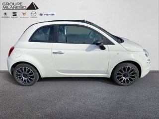 75010 : Hyundai Paris Nord - Goncourt Automobiles - FIAT 500C  - 500C (09/2022) - Blanc - Boîte manuelle - Essence sans plomb