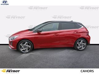 75010 : Hyundai Paris Nord - Goncourt Automobiles - HYUNDAI i20 Executive - i20 III - DRAGON RED/PHANTOM BLACK - Automate sequentiel - Essence sans plomb