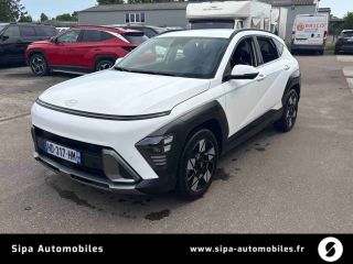 75010 : Hyundai Paris Nord - Goncourt Automobiles - HYUNDAI KONA Executive - KONA II - Blanc - Automate sequentiel - Essence / Courant électrique