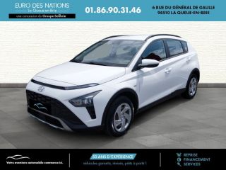 75010 : Hyundai Paris Nord - Goncourt Automobiles - HYUNDAI BAYON Initia - BAYON - BLANC - Boîte manuelle - Essence sans plomb