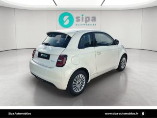 75010 : Hyundai Paris Nord - Goncourt Automobiles - FIAT 500e BERLINE MY22 SERIE 1 STEP 2 Action Plus - 500 III ELECTRIQUE - Blanc - Automate à fonct. Continu - Courant électrique