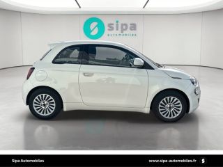 75010 : Hyundai Paris Nord - Goncourt Automobiles - FIAT 500e BERLINE MY22 SERIE 1 STEP 2 Action Plus - 500 III ELECTRIQUE - Blanc - Automate à fonct. Continu - Courant électrique