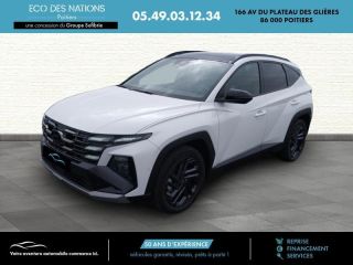 86000 : Hyundai Poitiers - Eco des Nations - HYUNDAI Tucson - Tucson - Serenity White Métal - Traction - Hybride : Essence/Electrique