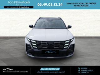 86000 : Hyundai Poitiers - Eco des Nations - HYUNDAI Tucson - Tucson - Serenity White Métal - Traction - Hybride : Essence/Electrique
