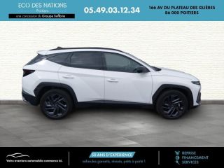 86000 : Hyundai Poitiers - Eco des Nations - HYUNDAI Tucson - Tucson - Serenity White Métal - Traction - Hybride : Essence/Electrique