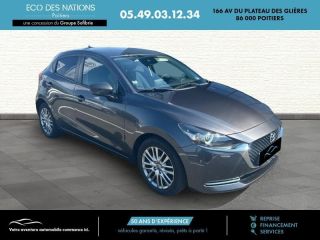 86000 : Hyundai Poitiers - Eco des Nations - MAZDA Mazda 2 - Mazda 2 - Gris - Traction - Essence/Micro-Hybride