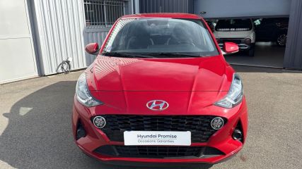 75010 : Hyundai Paris Nord - Goncourt Automobiles - HYUNDAI i10 Intuitive - i10 III - Rouge - Boîte manuelle - Essence sans plomb