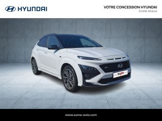 75010 : Hyundai Paris Nord - Goncourt Automobiles - HYUNDAI KONA N Line Executive - KONA - Blanc - Boîte manuelle - Essence sans plomb