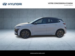 75010 : Hyundai Paris Nord - Goncourt Automobiles - HYUNDAI KONA N Line Executive - KONA - Blanc - Boîte manuelle - Essence sans plomb