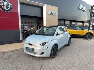 75010 : Hyundai Paris Nord - Goncourt Automobiles - FIAT 500e BERLINE MY22 SERIE 1 STEP 1 La Prima - 500 III - Bleu - Automate à fonct. Continu - Courant électrique