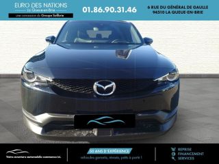 75010 : Hyundai Paris Nord - Goncourt Automobiles - MAZDA MX-30 2022 Exclusive-Line - MX-30 ELECTRIQUE - JET BLACK - Automate à fonct. Continu - Courant électrique