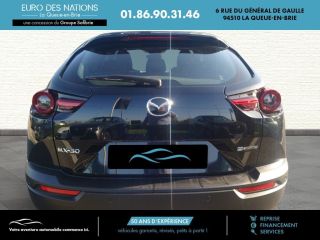 75010 : Hyundai Paris Nord - Goncourt Automobiles - MAZDA MX-30 2022 Exclusive-Line - MX-30 ELECTRIQUE - JET BLACK - Automate à fonct. Continu - Courant électrique