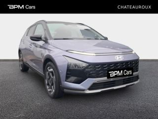 36000 : Hyundai Châteauroux - BPM Cars - HYUNDAI Bayon - Bayon - Meta Blue Métal/Toit+rétros Black - Traction - Essence