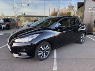 75010 : Hyundai Paris Nord - Goncourt Automobiles - NISSAN MICRA 2018 N-Connecta - MICRA V - Noir - Boîte manuelle - Diesel