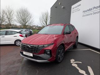 14112 : Hyundai Caen - Trajectoire Automobiles - HYUNDAI Tucson - Tucson - Sunset Red Métal - Transmission intégrale - Hybride rechargeable : Essence/Electrique