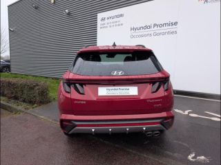 14112 : Hyundai Caen - Trajectoire Automobiles - HYUNDAI Tucson - Tucson - Sunset Red Métal - Transmission intégrale - Hybride rechargeable : Essence/Electrique