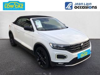 75010 : Hyundai Paris Nord - Goncourt Automobiles - VOLKSWAGEN T-ROC CABRIOLET Style - T-ROC - BLANC PUR / CAPOTE NOIRE  - Automate sequentiel - Essence sans plomb