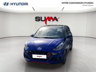 75010 : Hyundai Paris Nord - Goncourt Automobiles - HYUNDAI i10 N Line - i10 III - Bleu - Boîte manuelle - Essence sans plomb