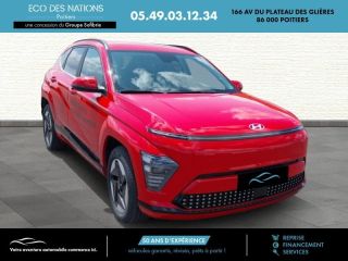 86000 : Hyundai Poitiers - Eco des Nations - HYUNDAI Kona - Kona - Rouge - Traction - Electrique