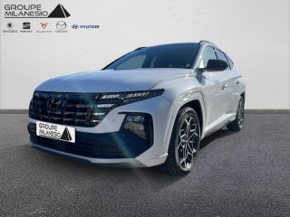 75010 : Hyundai Paris Nord - Goncourt Automobiles - HYUNDAI TUCSON N Line Executive - TUCSON IV - Blanc - Boîte automatique - Essence / Courant électrique