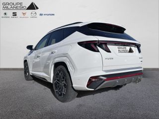 75010 : Hyundai Paris Nord - Goncourt Automobiles - HYUNDAI TUCSON N Line Executive - TUCSON IV - Blanc - Boîte automatique - Essence / Courant électrique