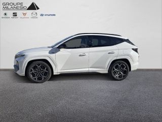 75010 : Hyundai Paris Nord - Goncourt Automobiles - HYUNDAI TUCSON N Line Executive - TUCSON IV - Blanc - Boîte automatique - Essence / Courant électrique