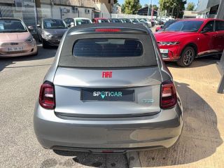 75010 : Hyundai Paris Nord - Goncourt Automobiles - FIAT 500e CABRIOLET MY22 SERIE 1 STEP 1 (RED) - 500 III - Gris - Automate à fonct. Continu - Courant électrique