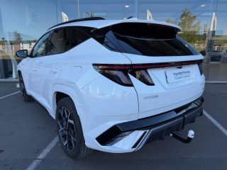 75010 : Hyundai Paris Nord - Goncourt Automobiles - HYUNDAI TUCSON N Line Executive - TUCSON IV - Blanc - Boîte automatique - Essence / Courant électrique