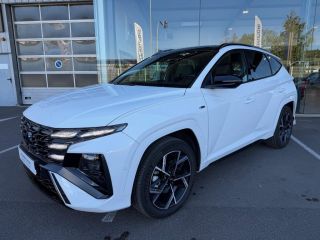 75010 : Hyundai Paris Nord - Goncourt Automobiles - HYUNDAI TUCSON N Line Executive - TUCSON IV - Blanc - Boîte automatique - Essence / Courant électrique