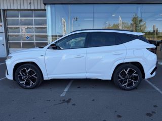 75010 : Hyundai Paris Nord - Goncourt Automobiles - HYUNDAI TUCSON N Line Executive - TUCSON IV - Blanc - Boîte automatique - Essence / Courant électrique