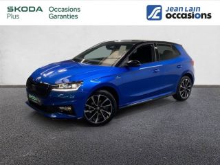 75010 : Hyundai Paris Nord - Goncourt Automobiles - SKODA FABIA Monte-Carlo - FABIA IV - BLEU RACING / TOIT NOIR - Automate sequentiel - Essence sans plomb