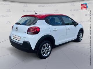 67800 : Hyundai Strasbourg - HESS Automobile - CITROEN C3 - C3 - Blanc Banquise (O) - Rouge Aden - Traction - Essence