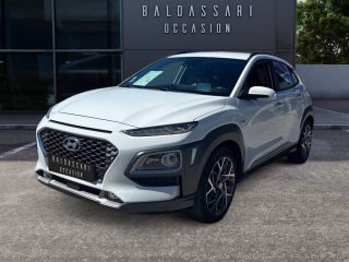 75010 : Hyundai Paris Nord - Goncourt Automobiles - HYUNDAI KONA HYBRID Executive - KONA - BLANC - Automate sequentiel - Essence / Courant électrique