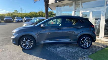 75010 : Hyundai Paris Nord - Goncourt Automobiles - HYUNDAI KONA HYBRID Executive - KONA - Gris - Automate sequentiel - Essence / Courant électrique