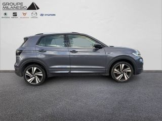 75010 : Hyundai Paris Nord - Goncourt Automobiles - VOLKSWAGEN T-CROSS R-Line Tech - T-CROSS (11/2018-10/2023) - Gris - Automate sequentiel - Essence sans plomb