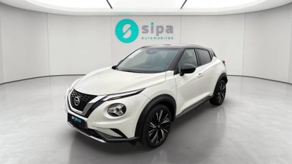 75010 : Hyundai Paris Nord - Goncourt Automobiles - NISSAN JUKE 2021.5 N-Design - JUKE II - Blanc - Boîte manuelle - Essence sans plomb