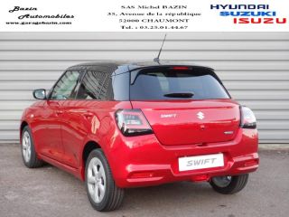 52000 : Hyundai Chaumont - Garage Michel Bazin - SUZUKI Swift - Swift - So&#039;Color Burning Red Pearl/Black métal - Traction - Essence/Micro-Hybride