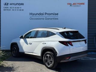 14112 : Hyundai Caen - Trajectoire Automobiles - HYUNDAI Tucson - Tucson - Serenity White Métal - Traction - Hybride : Essence/Electrique