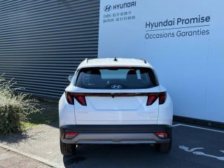 14112 : Hyundai Caen - Trajectoire Automobiles - HYUNDAI Tucson - Tucson - Serenity White Métal - Traction - Hybride : Essence/Electrique